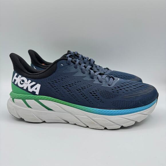 Hoka One One Clifton 7 Moonlit Ocean Anthracite Road-Running Sneakers 9.5